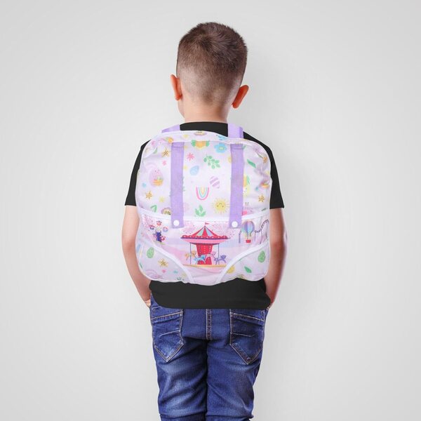 Mikinona Zaino Mini per Bambole con Motivo Carino, Organizer Multifunzione Resistente