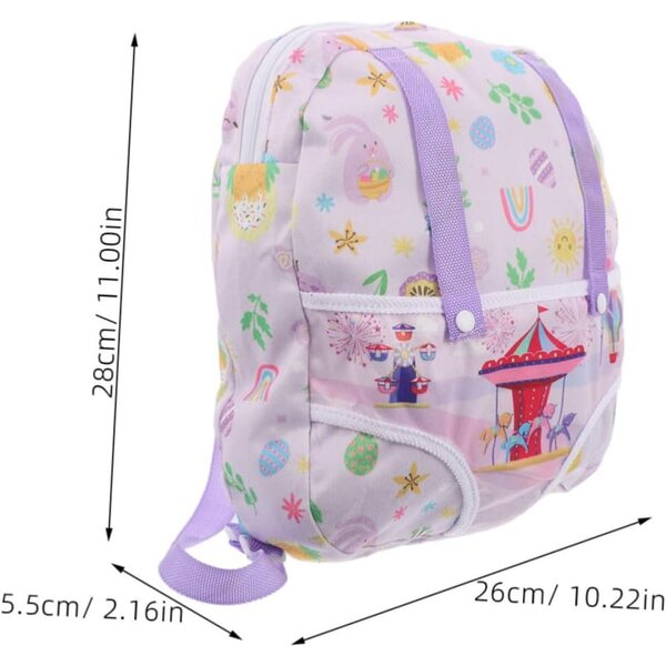 BESPORTBLE Miniatur-Rucksack für Puppen mit verstellbaren Schultergurten und attraktivem Design