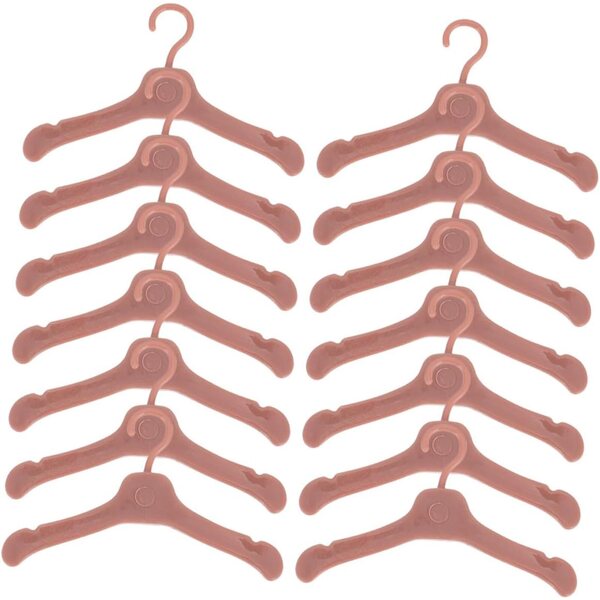 BESPORTBLE 100 Mini Grucce per Bambole in Plastica Eleganti e Resistenti