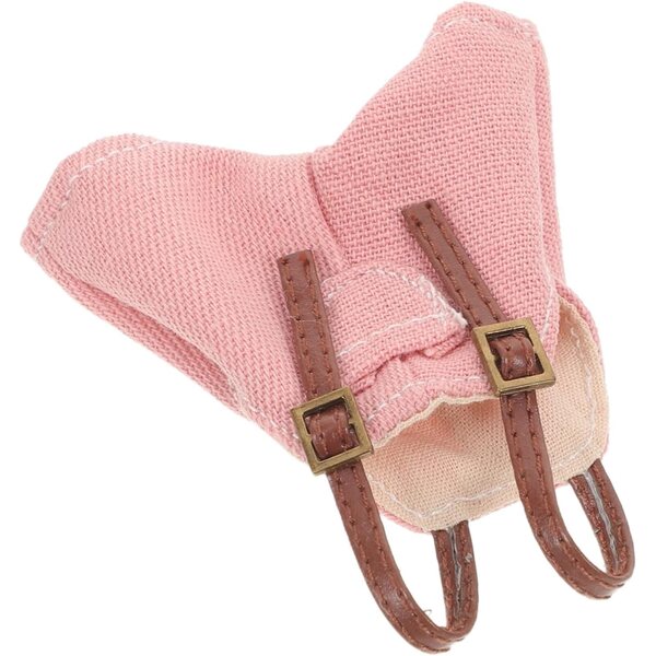 Mikinona Salopette Rosa Mini per Bambole - Vestiti Fai da Te e Accessori Bambini