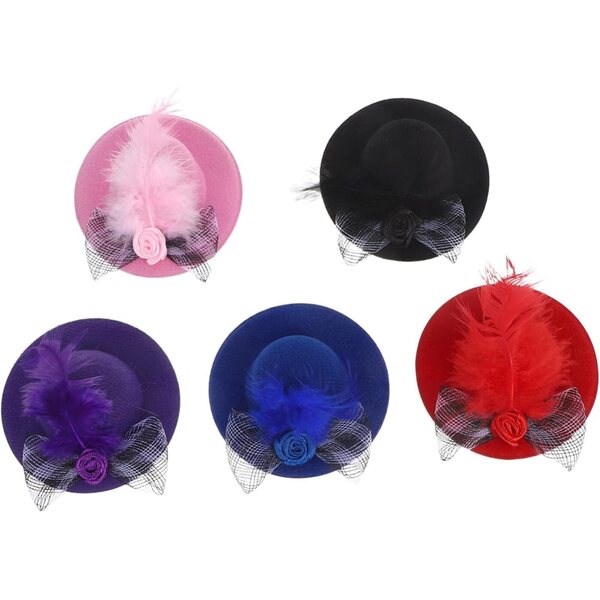 Vaguelly 5 Mini-Zylinder für Puppen – kreative Deko-Accessoires