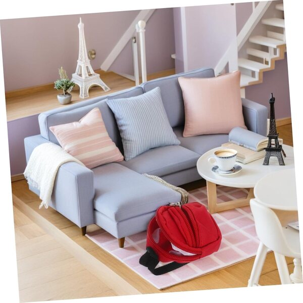 6 Mini-Rucksäcke mit Reißverschluss für Puppen – realistische und farbenfrohe Accessoires für Rollenspiele