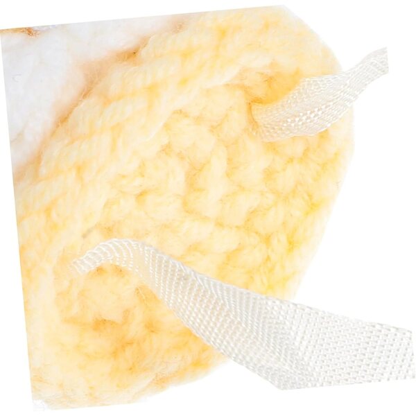 Vaguelly Mini-Häkelmütze für Puppen in Erdbeerkuchenform, Plüschzubehör