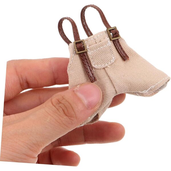 BESPORTBLE vestiti morbidi e accessori per bambole e peluche, set fai da te beige