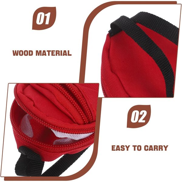 WOONEKY Set 6 Mini Zainetti con Cerniera per Bambole, Accessori Versatili e Resistenti