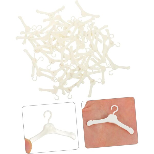 YARNOW Set 50 Grucce Miniature per Bambole in Plastica, Portatili e Sicure
