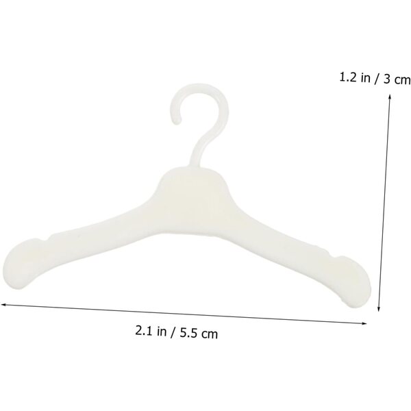 YARNOW Set 50 Grucce Miniature per Bambole in Plastica, Portatili e Sicure