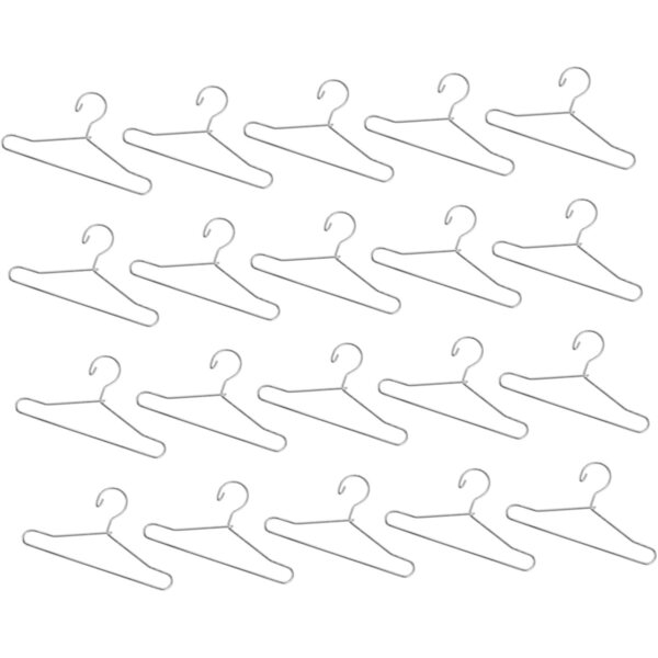 UPKOCH 20 Mini-Metallaufhänger für 65-mm-Puppen, Puppenhauszubehör