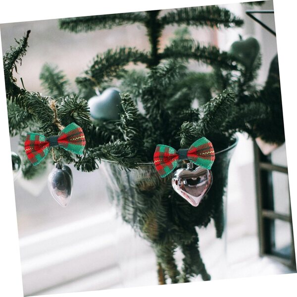 ORFOFE 30 Mini Fiocchi Verdi per Decorazioni Regalo, Bomboniere e Ornamenti Natalizi
