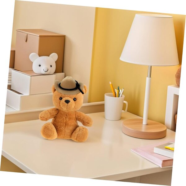 Vaguelly 4 Mini-Cowboyhüte für Puppen, leichtes und widerstandsfähiges Western-Zubehör