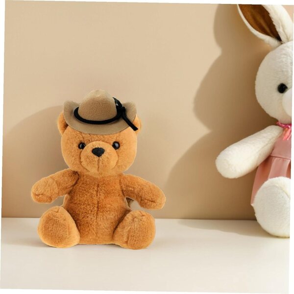 Vaguelly 4 Mini-Cowboyhüte für Puppen, leichtes und widerstandsfähiges Western-Zubehör