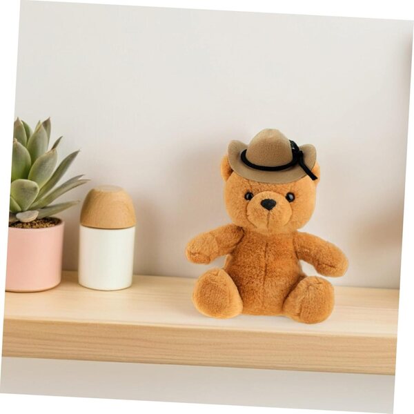 Vaguelly 4 Mini-Cowboyhüte für Puppen, leichtes und widerstandsfähiges Western-Zubehör