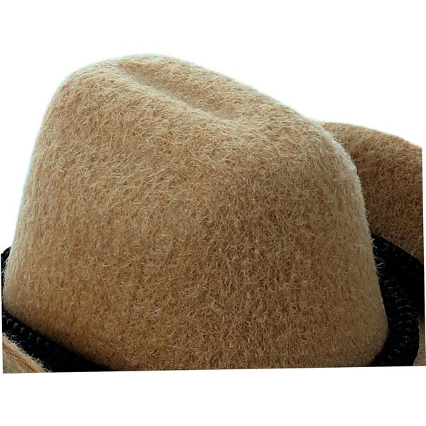4 Mini Cappelli da Cowgirl per Bambole 8 cm in Poliestere, Accessori Western