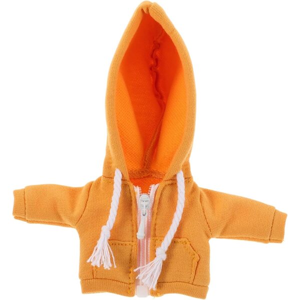 Felpa con Cappuccio Gialla per Bambole 12 cm BESPORTBLE, Abbigliamento Miniatura Moda DIY