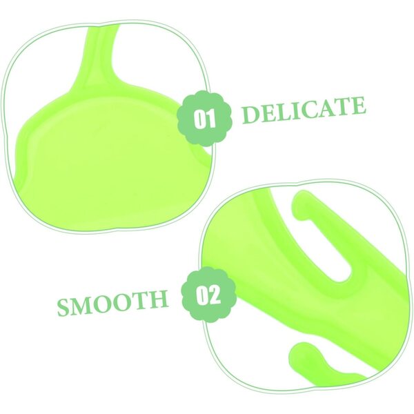 Set 10 Grucce in Plastica Verde Mini per Bambole, Perfette per Armadi e Casette