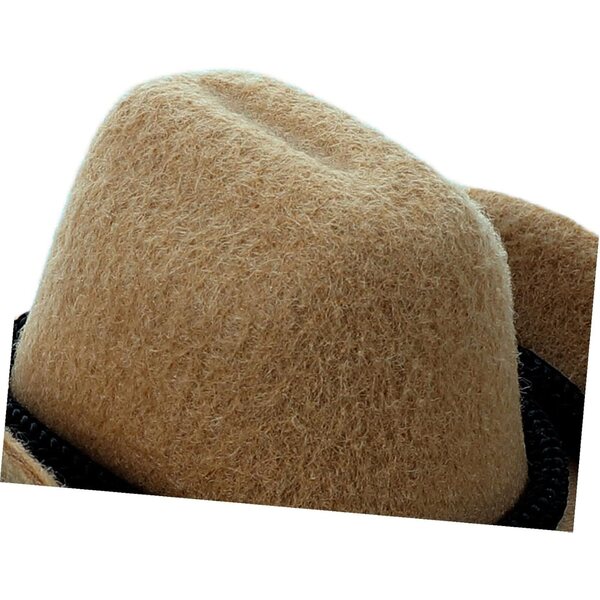 4 Mini Cappelli Cowboy Beige per Bambole - Decorazioni Western Perfette 8 cm