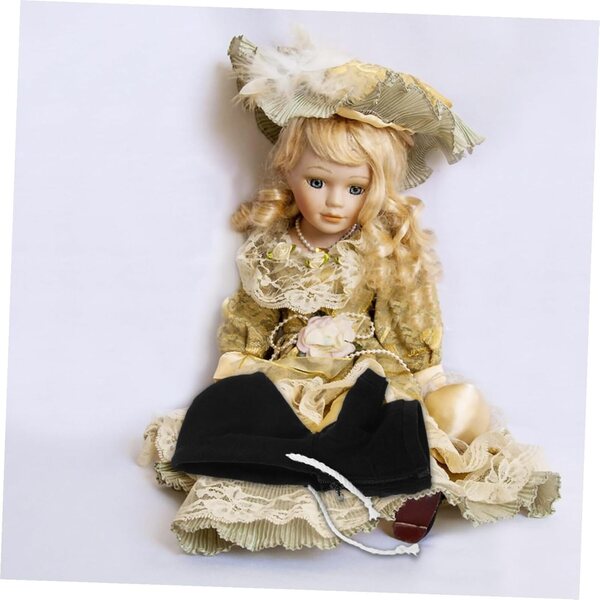 Felpa con Cappuccio Nera per Bambole, Accessorio Elegante e Resistente per Giochi Creativi