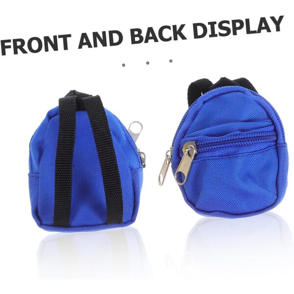 BESPORTBLE 4pz Mini Zaini Porta Bambole in Nylon Accessori Gioco di Finzione