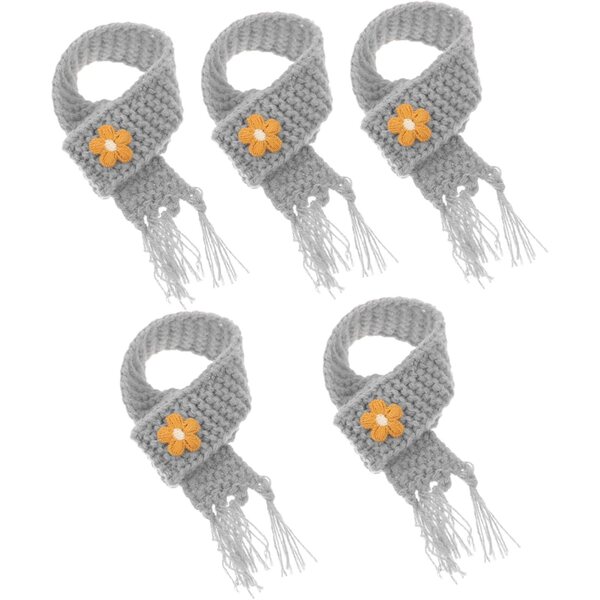 Beaupretty 5 Mini Sciarpe Morbide e Regolabili per Bambole e Decorazioni DIY