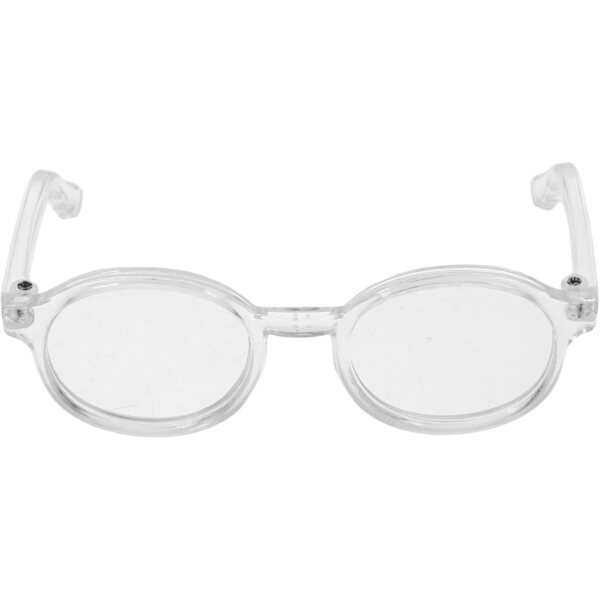 Occhiali Miniatura Trasparenti per Bambole 20 cm - Accessorio Unico per Dollhouse e Artigianato