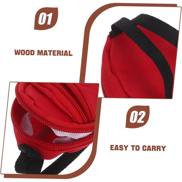 BESTonZON 6 mini zaini in nylon per bambole con cerniera, accessorio scenico per casa delle bambole