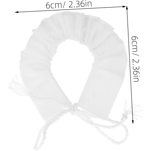 BESPORTBLE Set 2 Cappelli Cuoco e Sciarpe Miniature per Bambole e Giochi di Ruolo