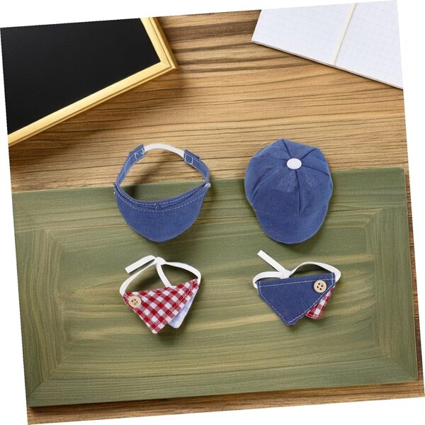 BESPORTBLE Set 12 Mini Cappelli e Sciarpe Triangolari per Bambole Accessori Moda
