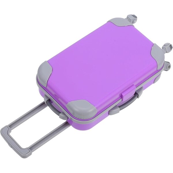 Miniaturkoffer für Lavendelpuppen aus starrem und realistischem ABS, 17 x 9,8 x 4,8 cm