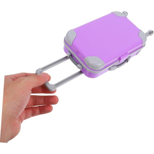 Miniaturkoffer für Lavendelpuppen aus starrem und realistischem ABS, 17 x 9,8 x 4,8 cm