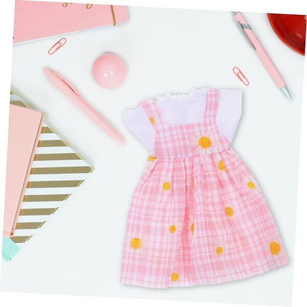 Vestiti per Bambole SOPOTUTU con 2 Stili e Cappello, Gonna Decorativa Rosa