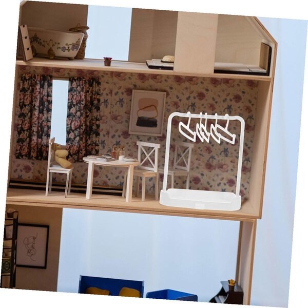 Vaguelly Mini-Stabiler Puppenkleiderhalter – einfach zu verwendender, platzsparender Organizer