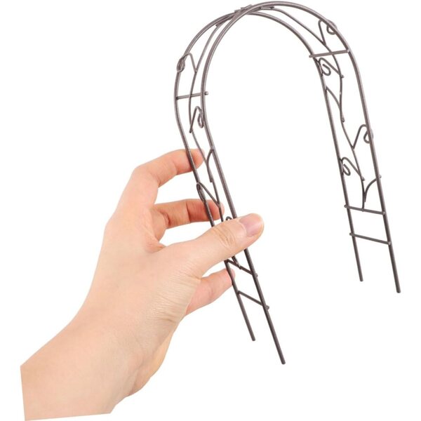 Toyvian 2 Mini Fondali Ad Arco in Ferro per Casa delle Bambole e Micro Paesaggi