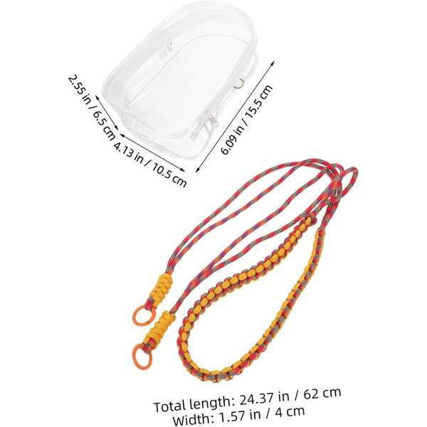 BESPORTBLE Borsa Trasparente per Bambole con Tracolla Resistente e Organizer Collezionabili