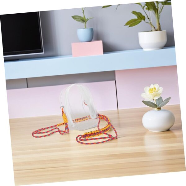 BESPORTBLE Borsa Trasparente per Bambole con Tracolla Resistente e Organizer Collezionabili