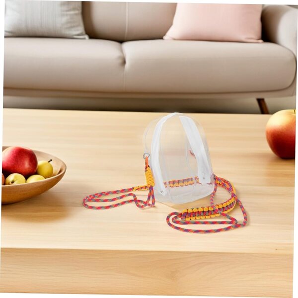 BESPORTBLE Borsa Trasparente per Bambole con Tracolla Resistente e Organizer Collezionabili