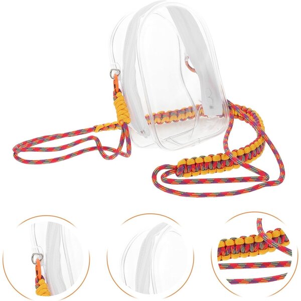 BESPORTBLE Borsa Trasparente per Bambole con Tracolla Resistente e Organizer Collezionabili