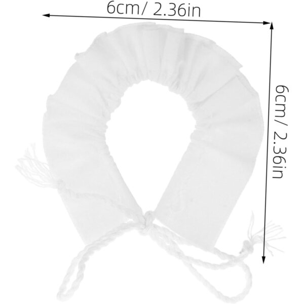 Set 2 Cappellini Mini Cuoco e Fazzoletti per Bambole 10-15cm - Accessori Gioco di Ruolo