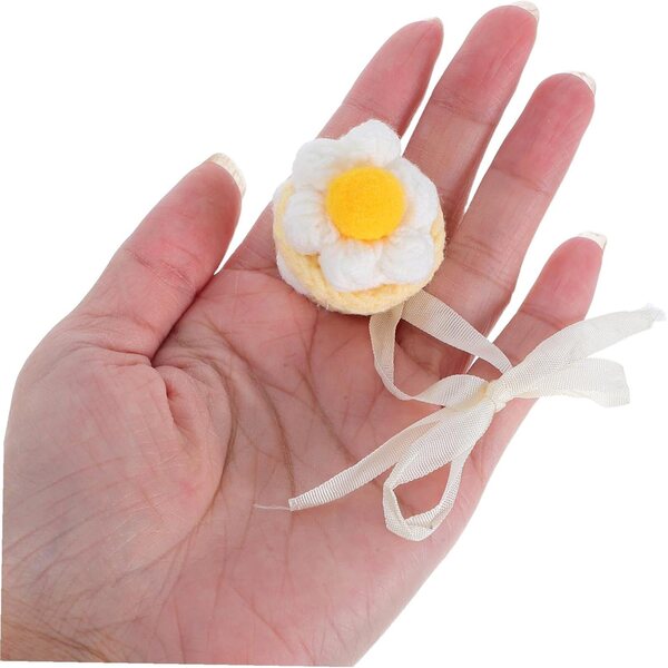 Mikinona Cappello Miniatura Uncinetto per Bambole e Peluche, Soffice e Morbido, Forma Torta