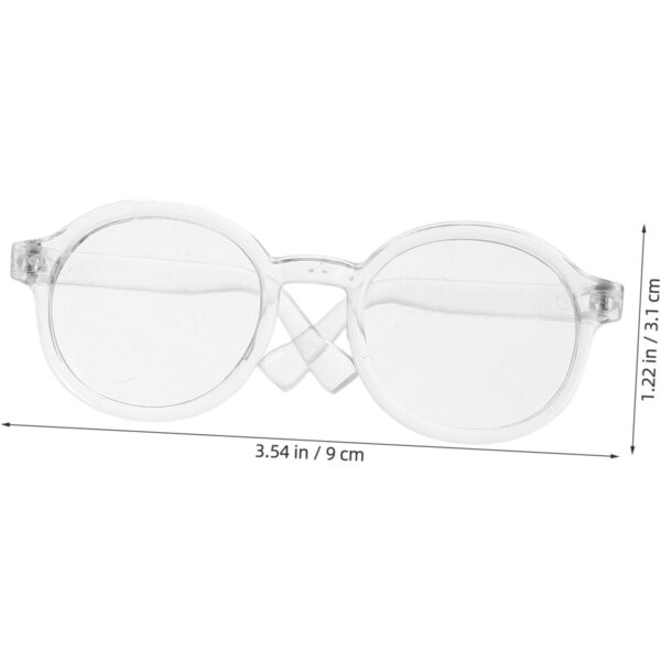 Occhiali rotondi trasparenti per bambole 20 cm - Accessori artigianali SOPOTUTU