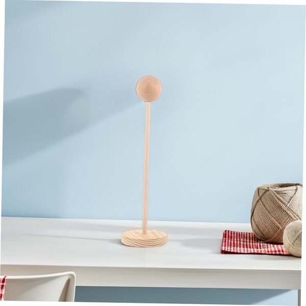 YARNOW Figurenhalterständer für Puppenperücken, elegantes und robustes Design, 36 x 10 x 10 cm