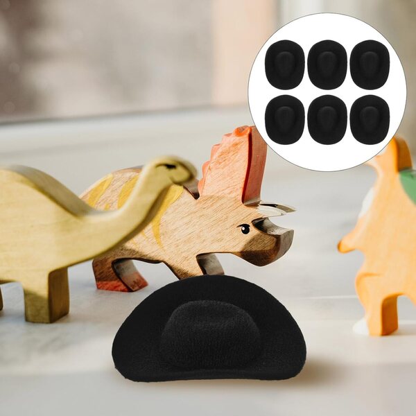 Abaodam 6 Mini Cappelli Cowboy in EVA per Bambole e Decorazioni Creative
