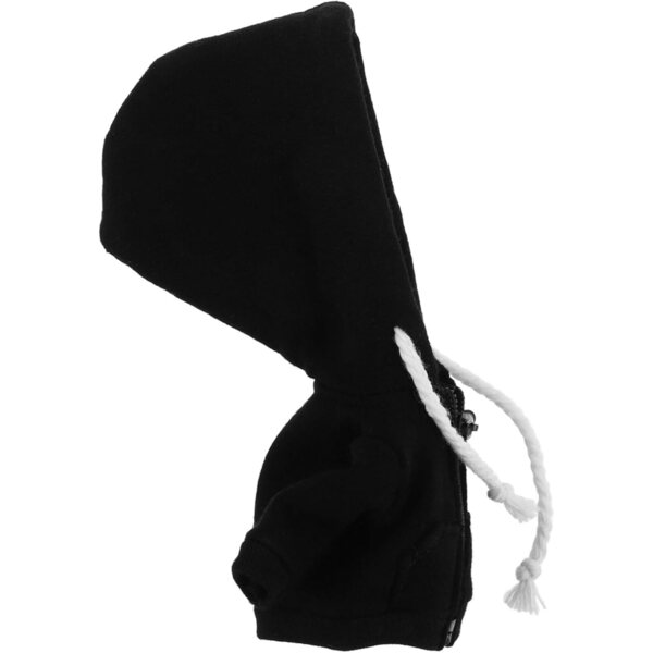 ORFOFE Felpa Cappuccio Miniatura Nera per Bambole - Abbigliamento Creativo e Gioco DIY