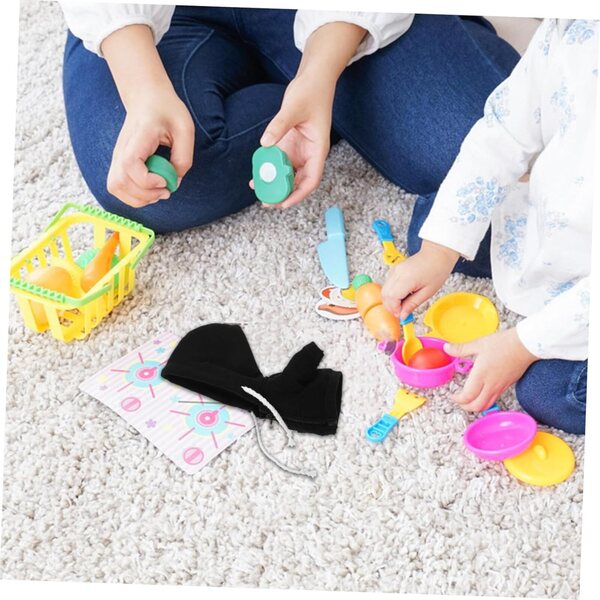 ORFOFE Felpa Cappuccio Miniatura Nera per Bambole - Abbigliamento Creativo e Gioco DIY