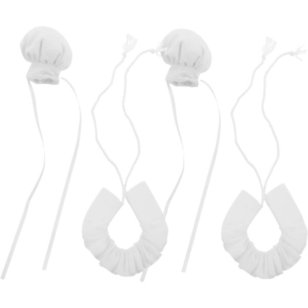 YARNOW Set Accessori Giocattoli Casa Bambole Peluche Cucina Cappelli Sciarpa