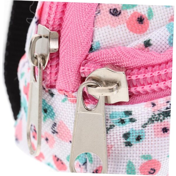 BESTonZON 6 Pezzi Mini Zaini per Bambole in Tessuto - Accessori Leggeri e Resistenti
