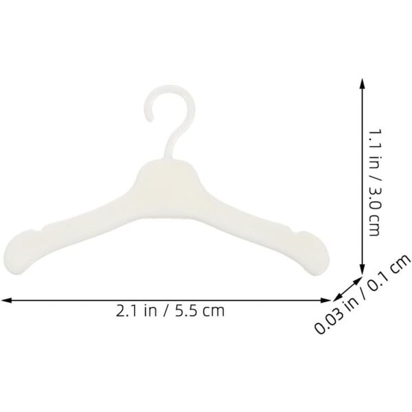 ORFOFE 100 Mini Grucce per Bambole Resistenti e Riutilizzabili per Mini Casa