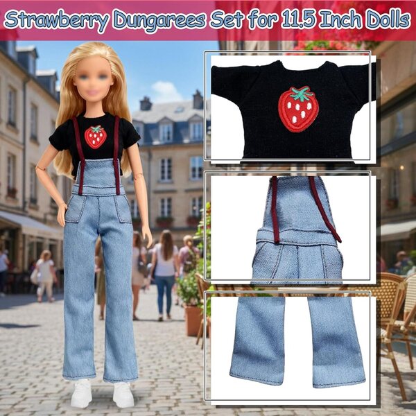 Set 6 vestiti e accessori moda per bambole da 11,5 pollici con scarpe assortite
