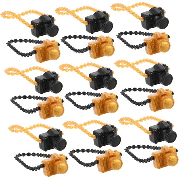 60 Mini Macchine Fotografiche per Case delle Bambole - Accessori Vintage in Plastica