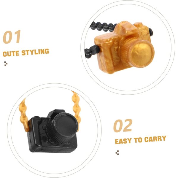 60 Mini Macchine Fotografiche per Case delle Bambole - Accessori Vintage in Plastica