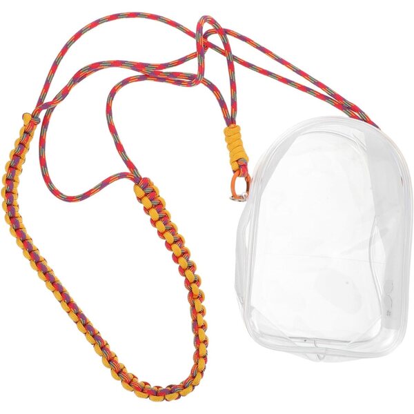 ORFOFE Borsa Portaoggetti Trasparente per Bambole e Giocattoli con Cinturino